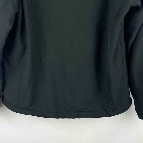 Kirkland Signature Windbreaker Jacket Size L Black Long Sleeve Hooded Lined - Picture 9 of 9